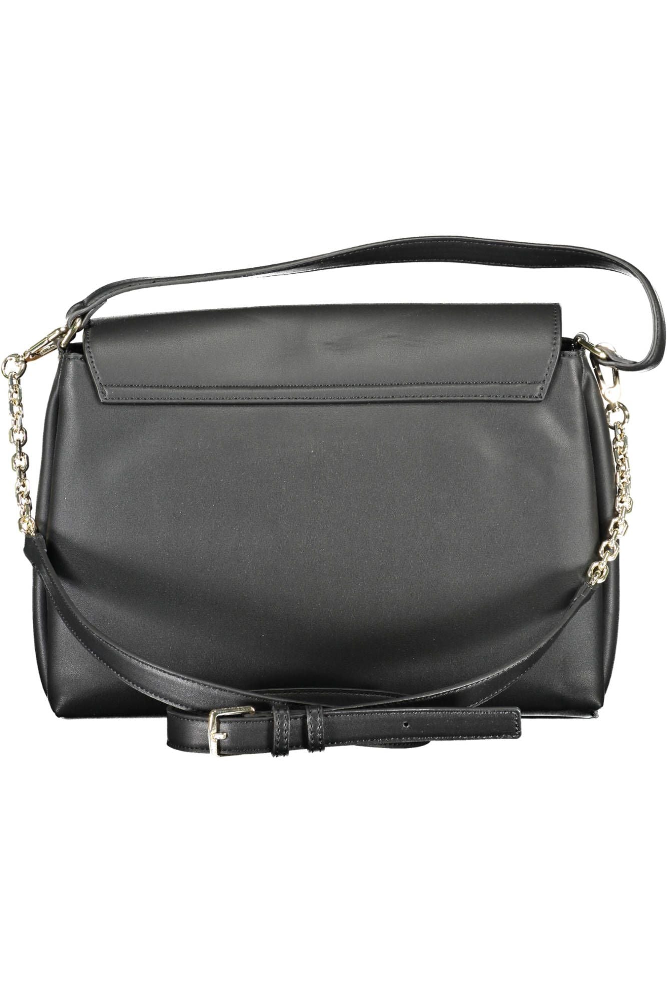 Black Polyester Handbag