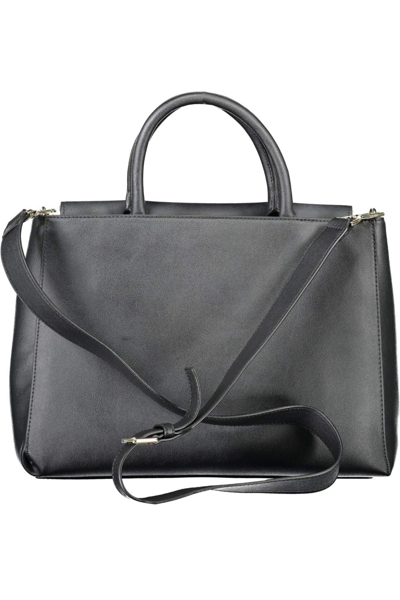 Black Polyester Handbag