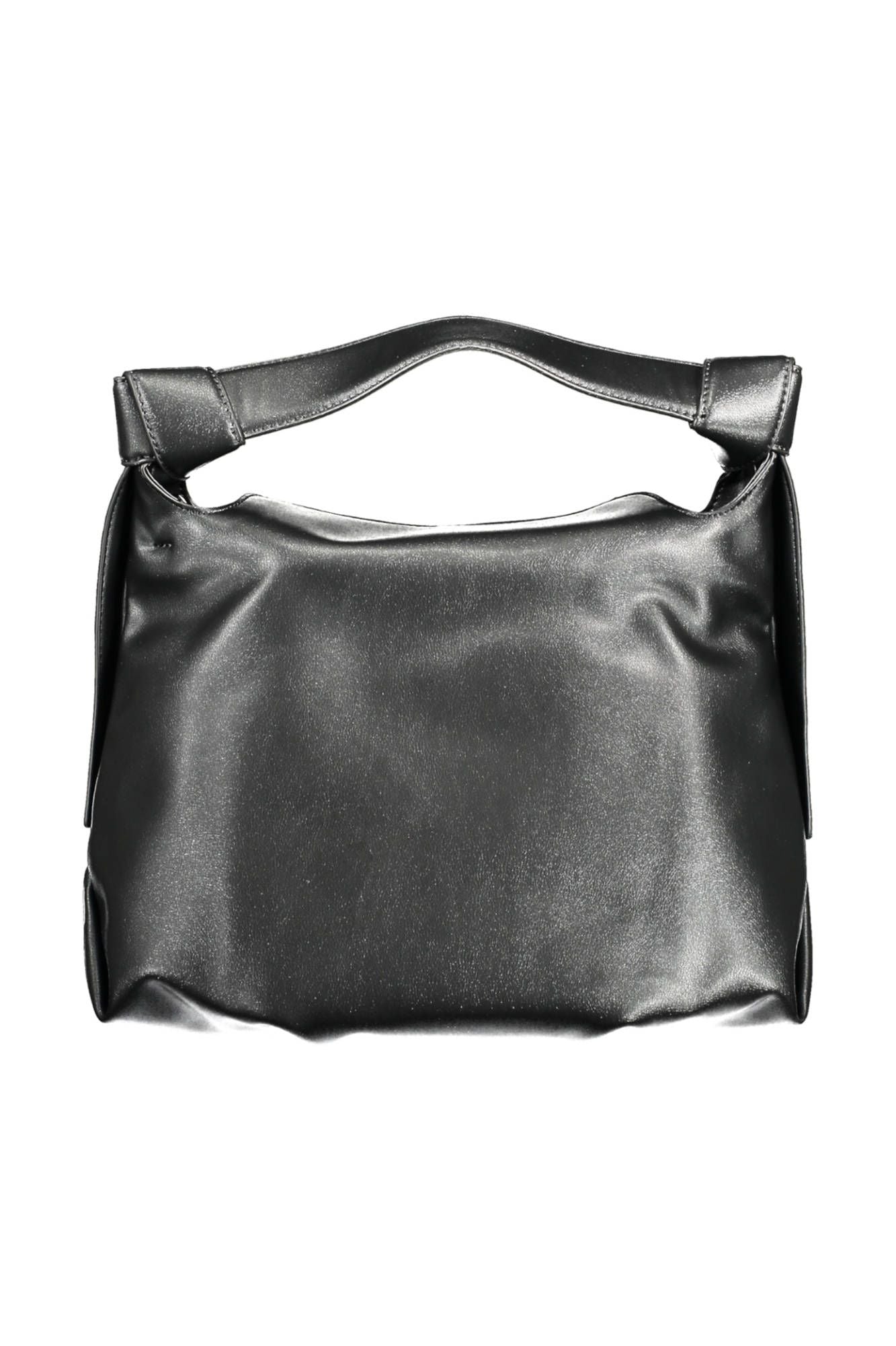 Black Polyester Handbag