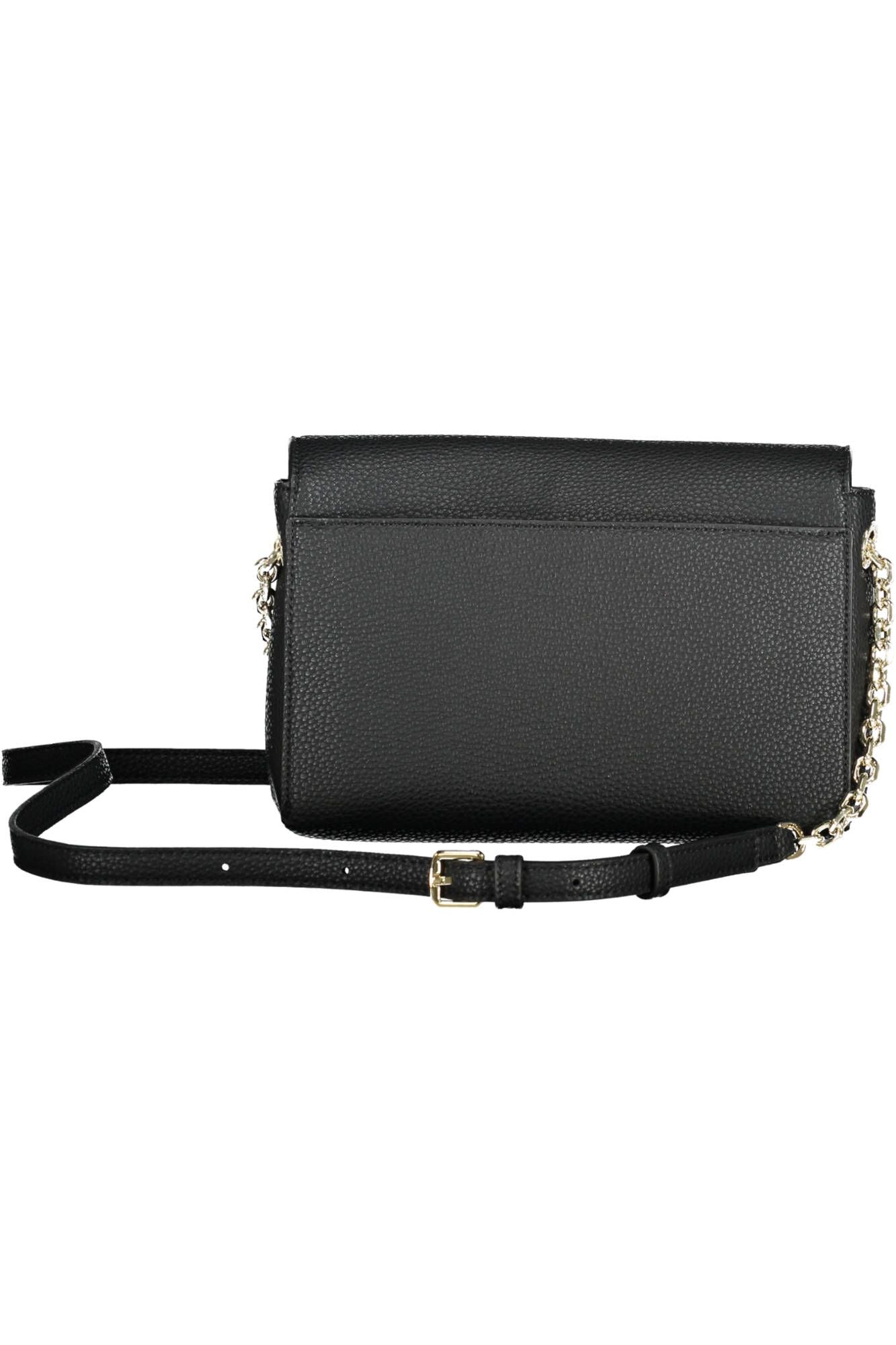 Black Polyester Handbag