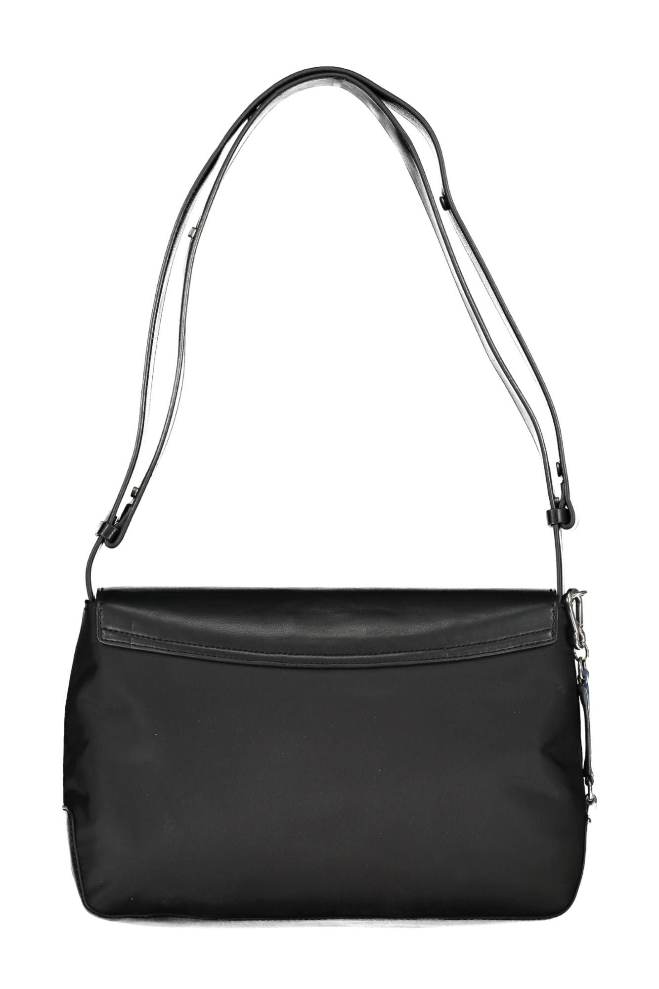 Black Polyester Handbag