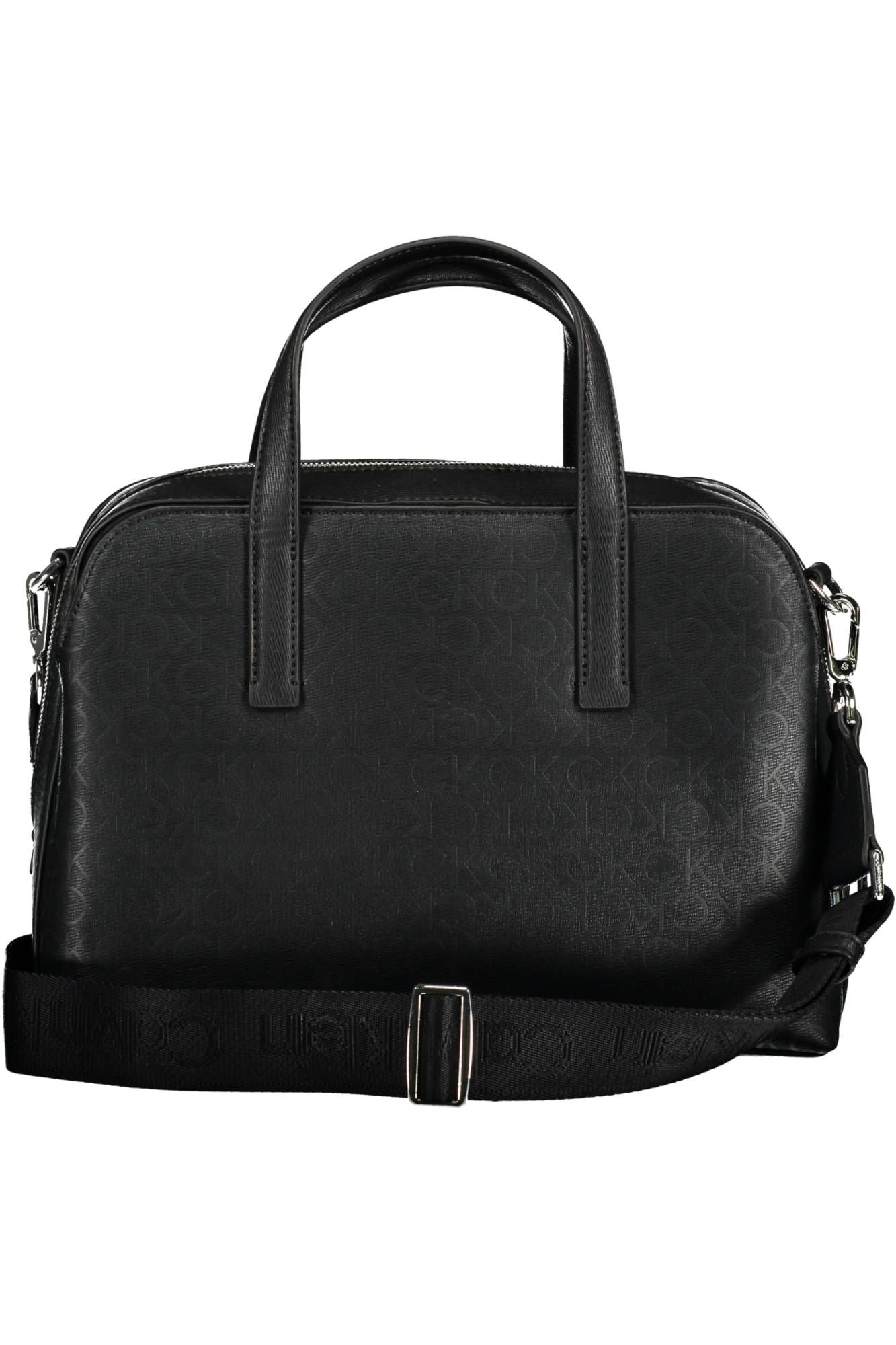 Black Polyester Handbag