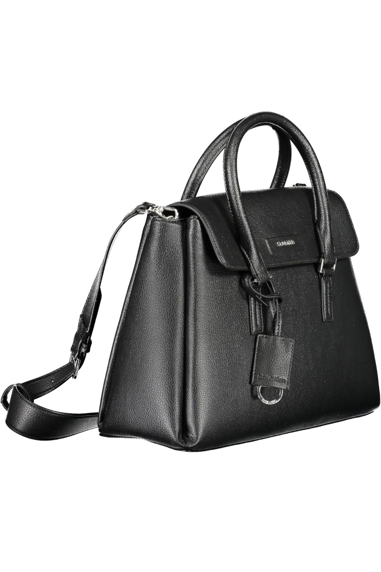 Black Polyester Handbag