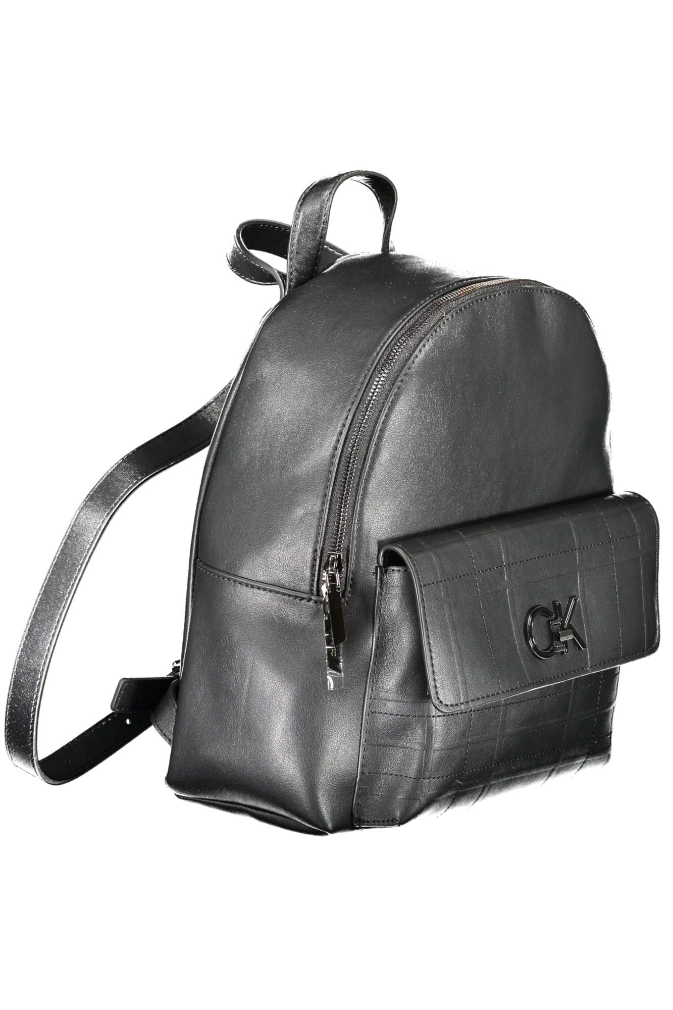 Black Polyester Handbag