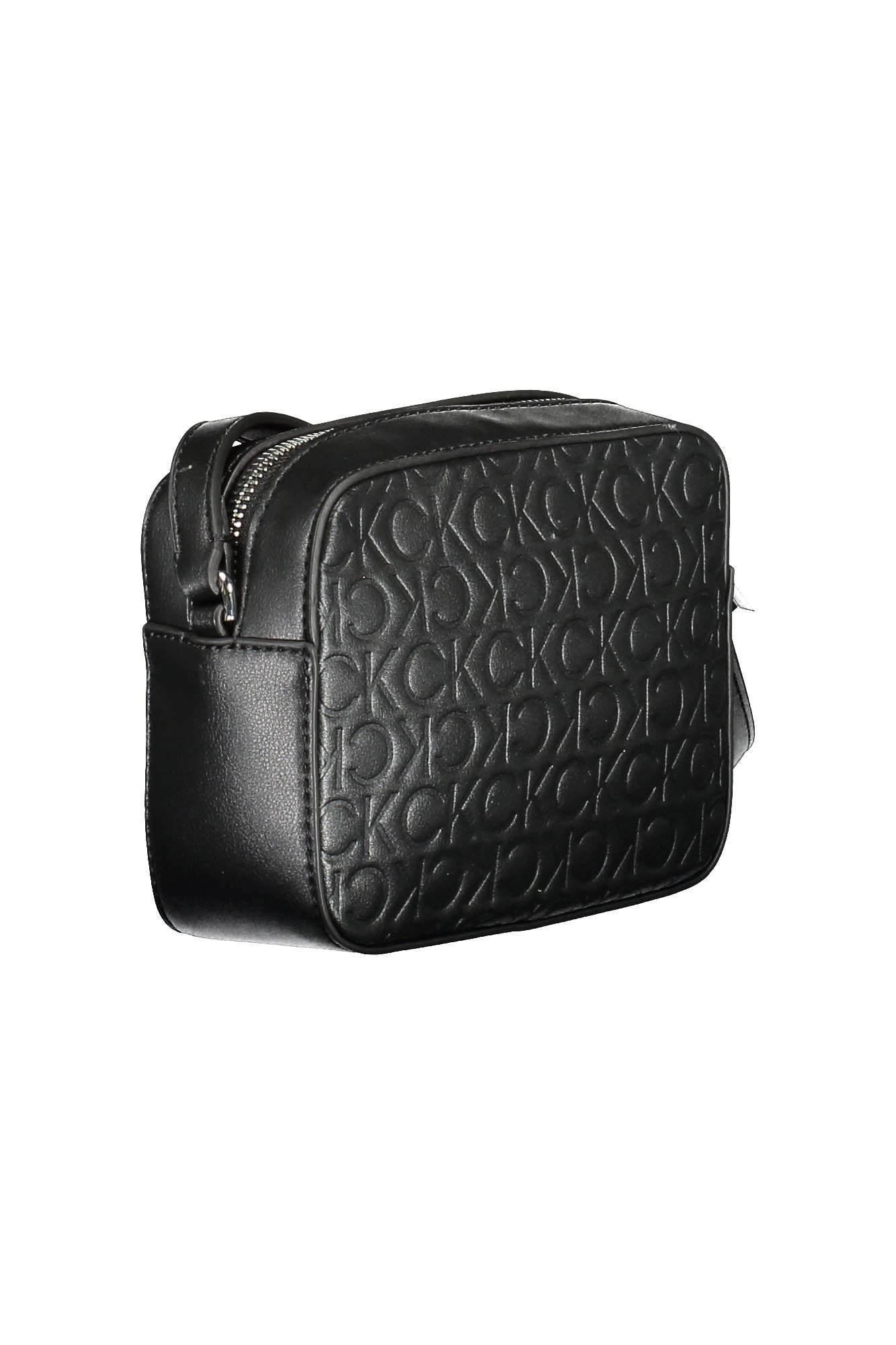 Black Polyester Handbag