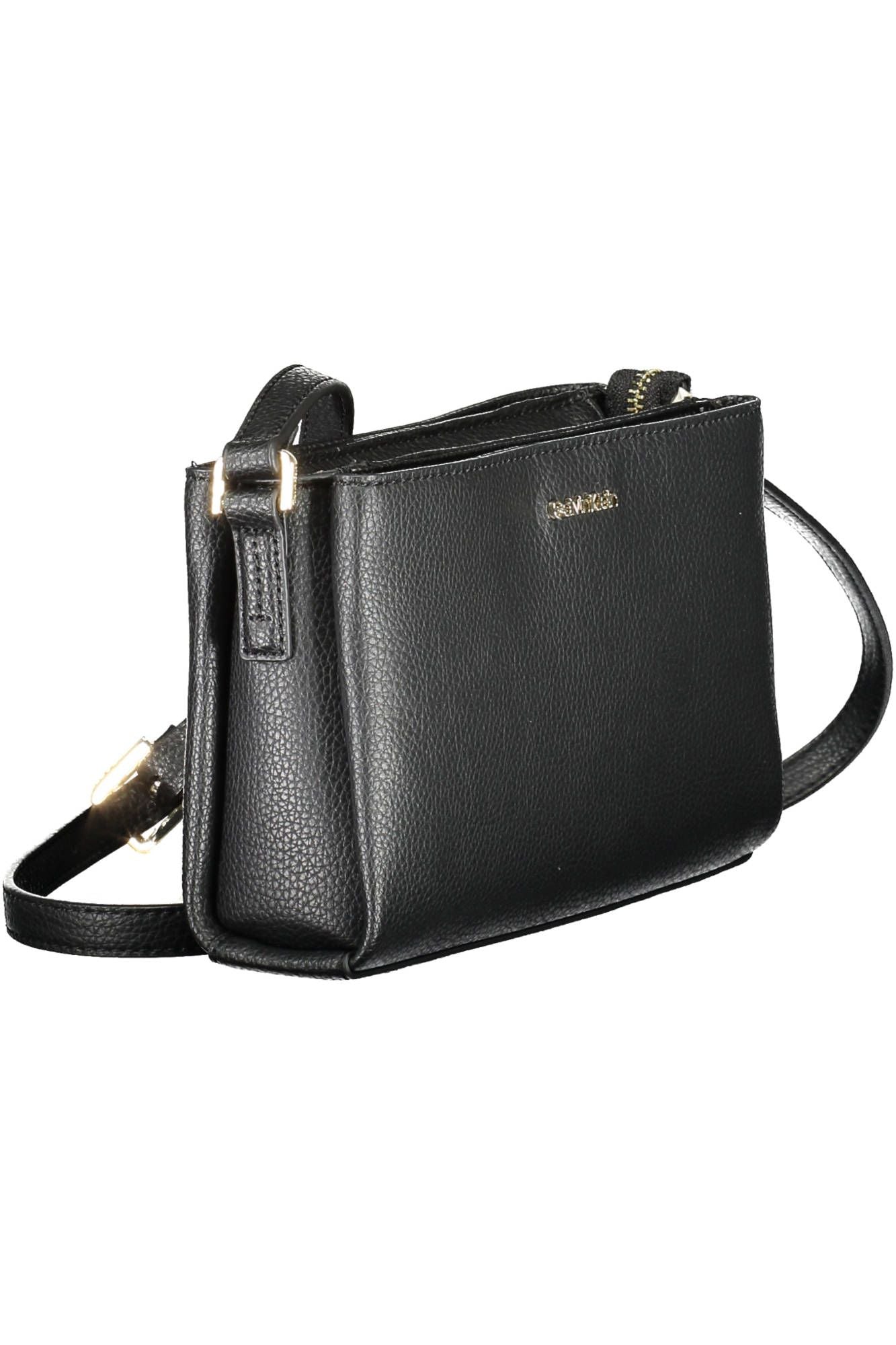 Black Polyester Handbag