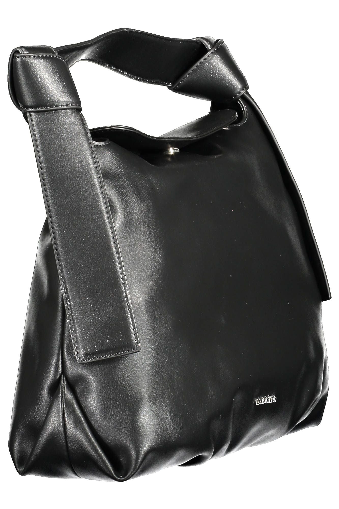 Black Polyester Handbag