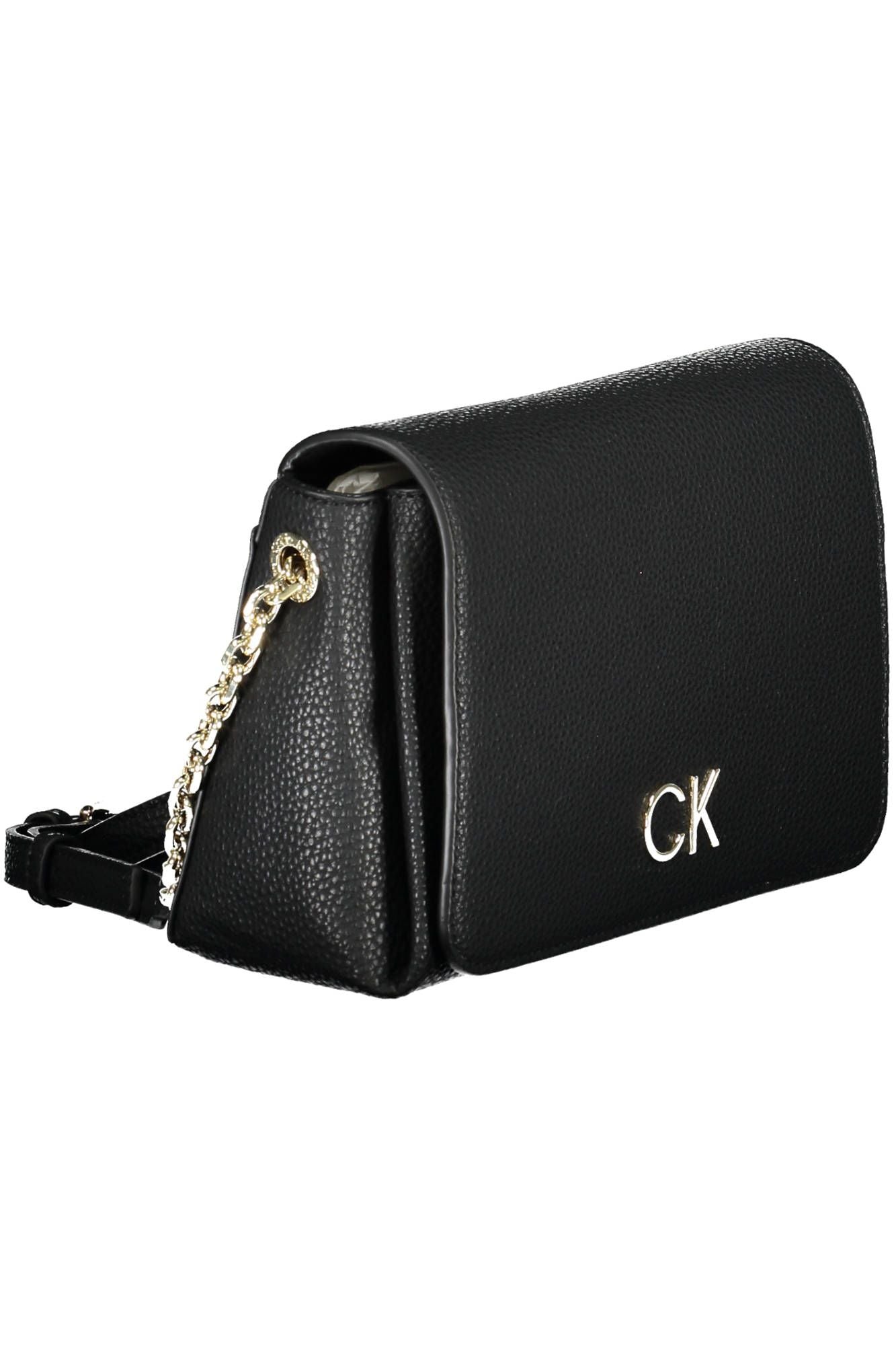 Black Polyester Handbag