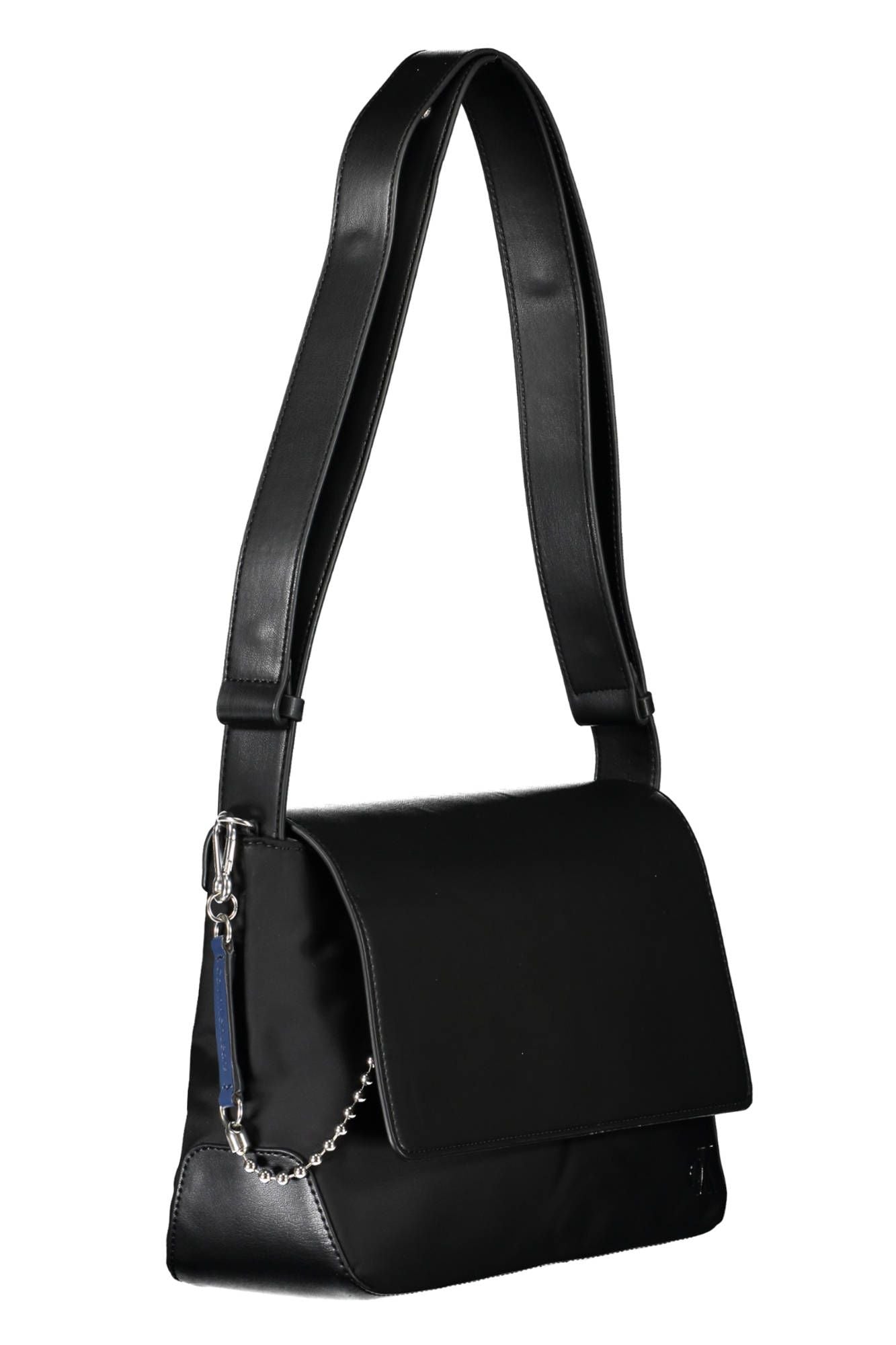 Black Polyester Handbag