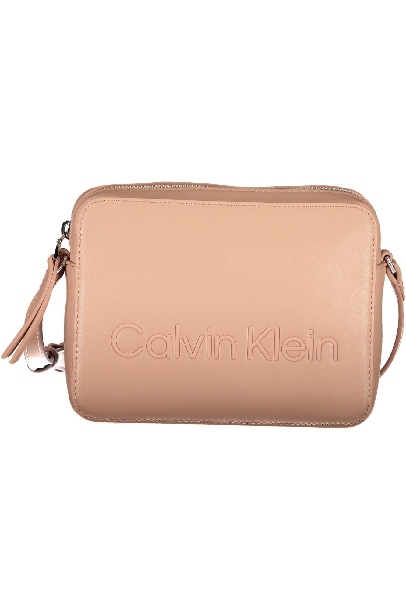 Pink Polyester Handbag