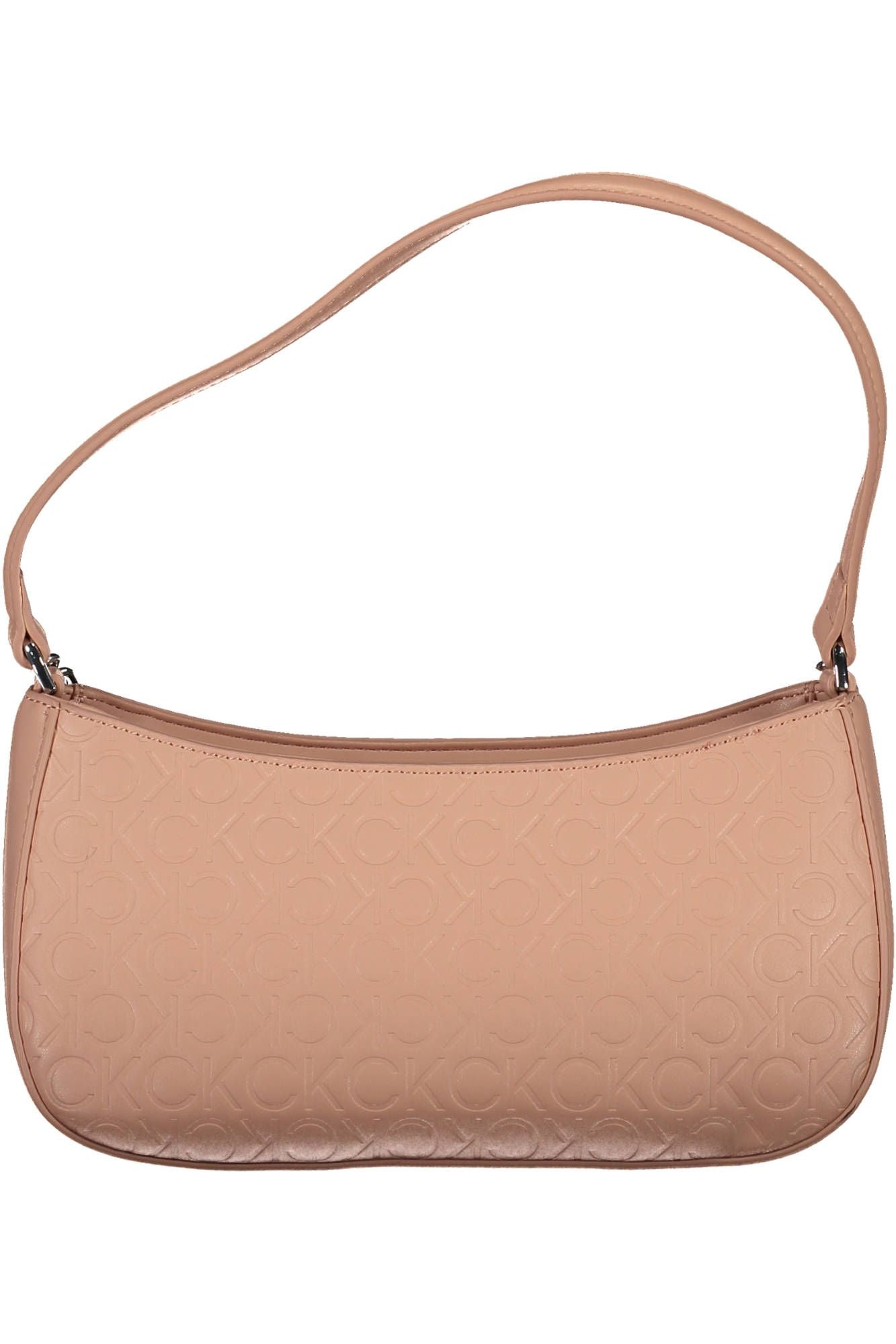 Pink Polyester Handbag