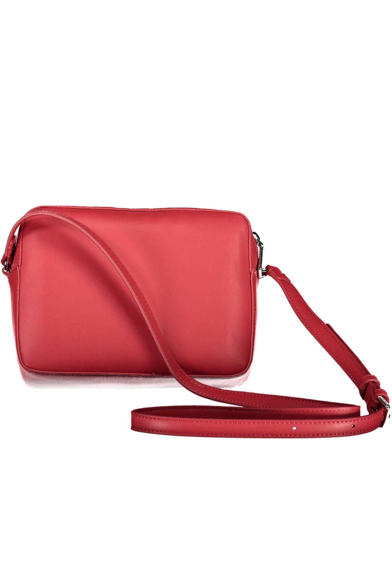 Red Polyester Handbag