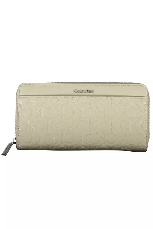 Beige Polyethylene Wallet