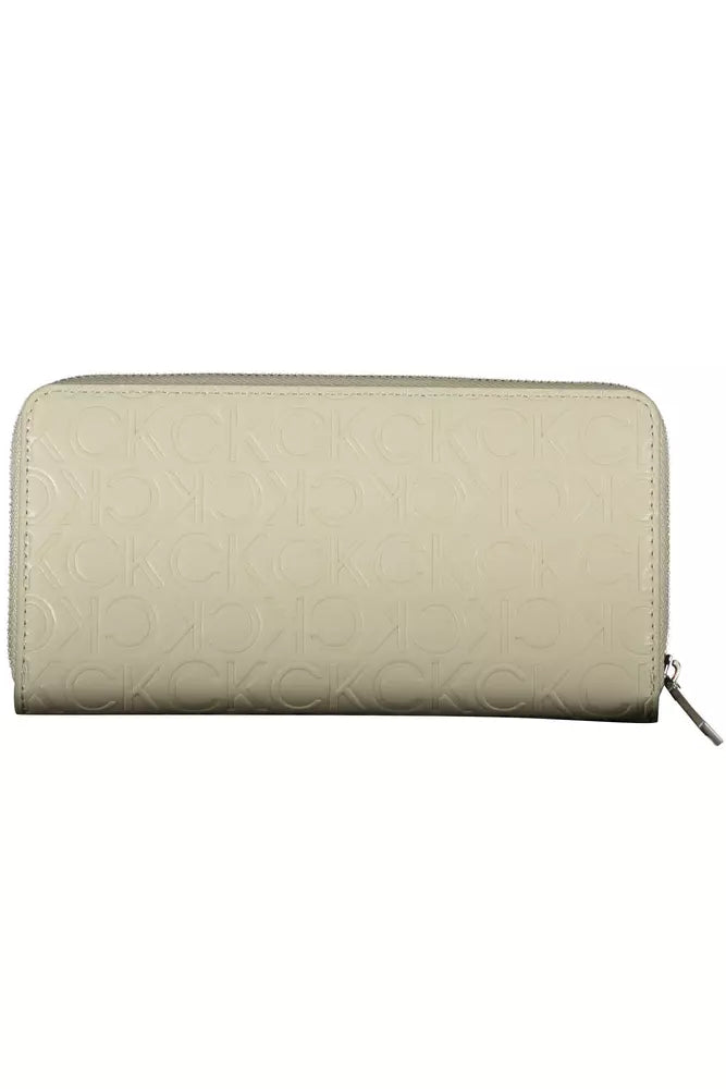 Beige Polyethylene Wallet