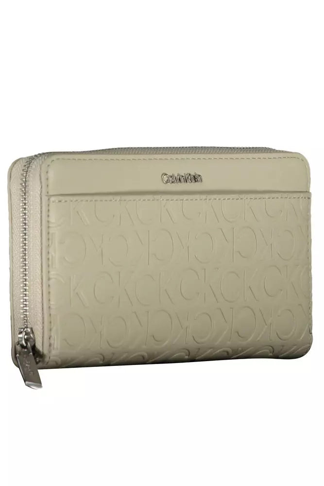 Beige Polyethylene Wallet