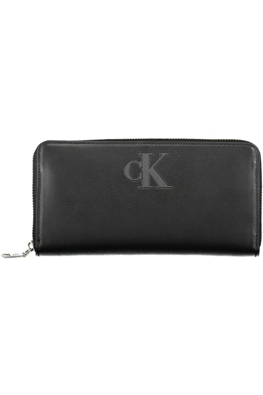 Black Polyurethane Wallet