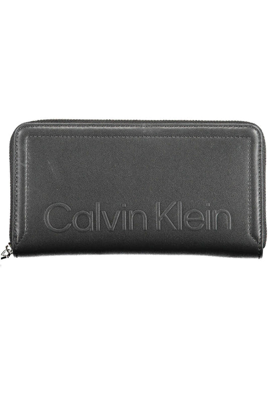 Black Polyurethane Wallet