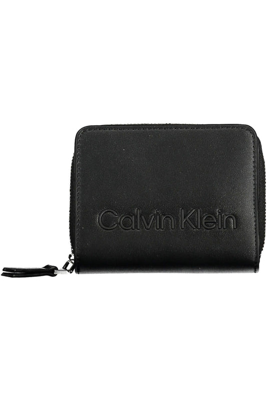 Black Polyurethane Wallet