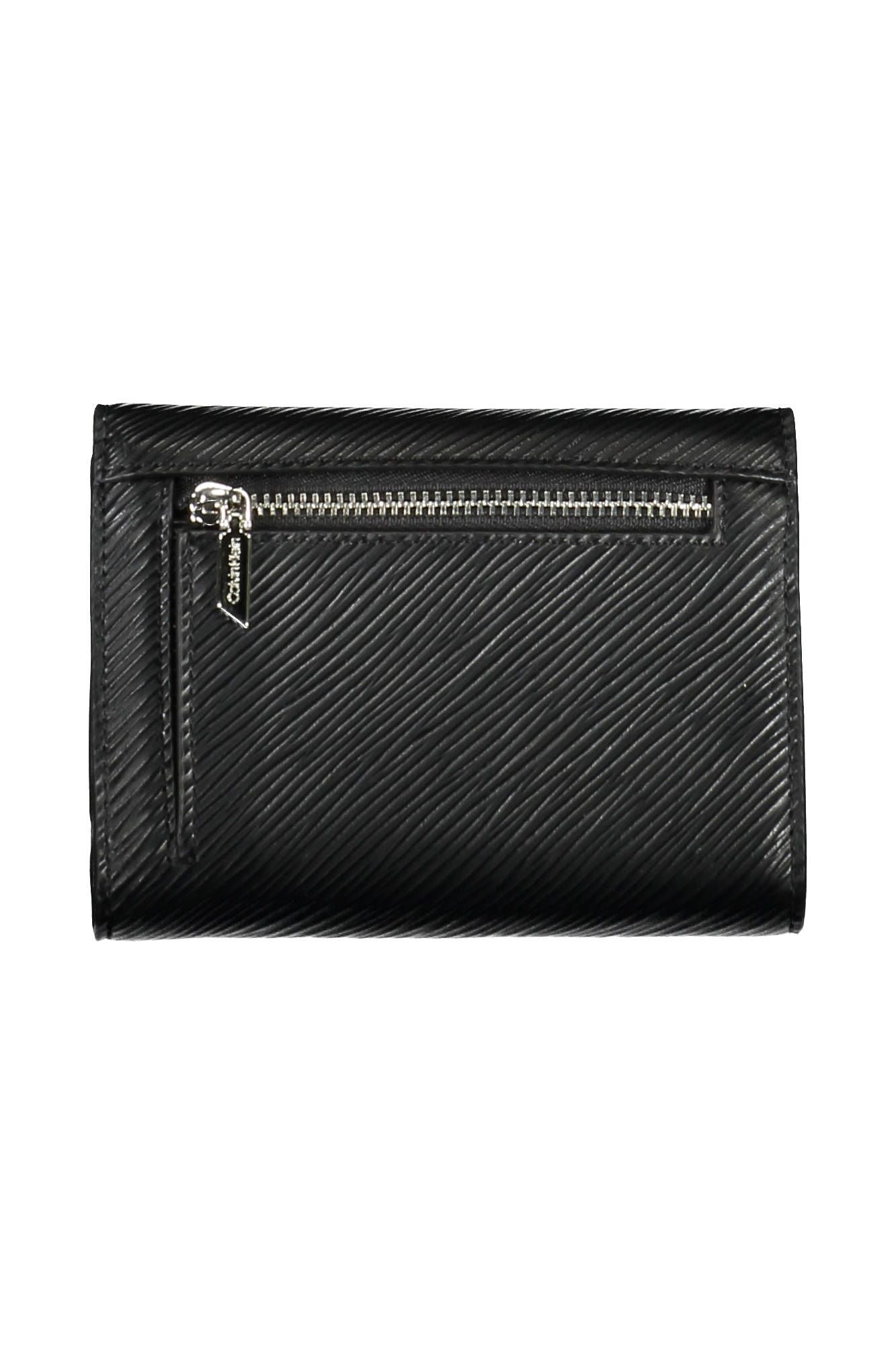 Black Polyurethane Wallet