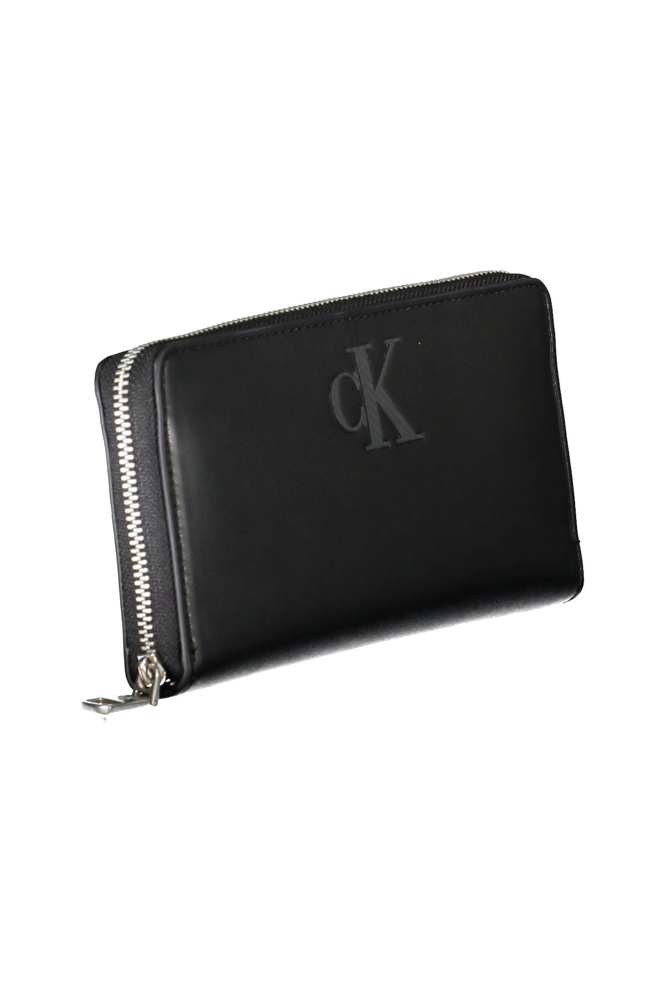 Black Polyurethane Wallet