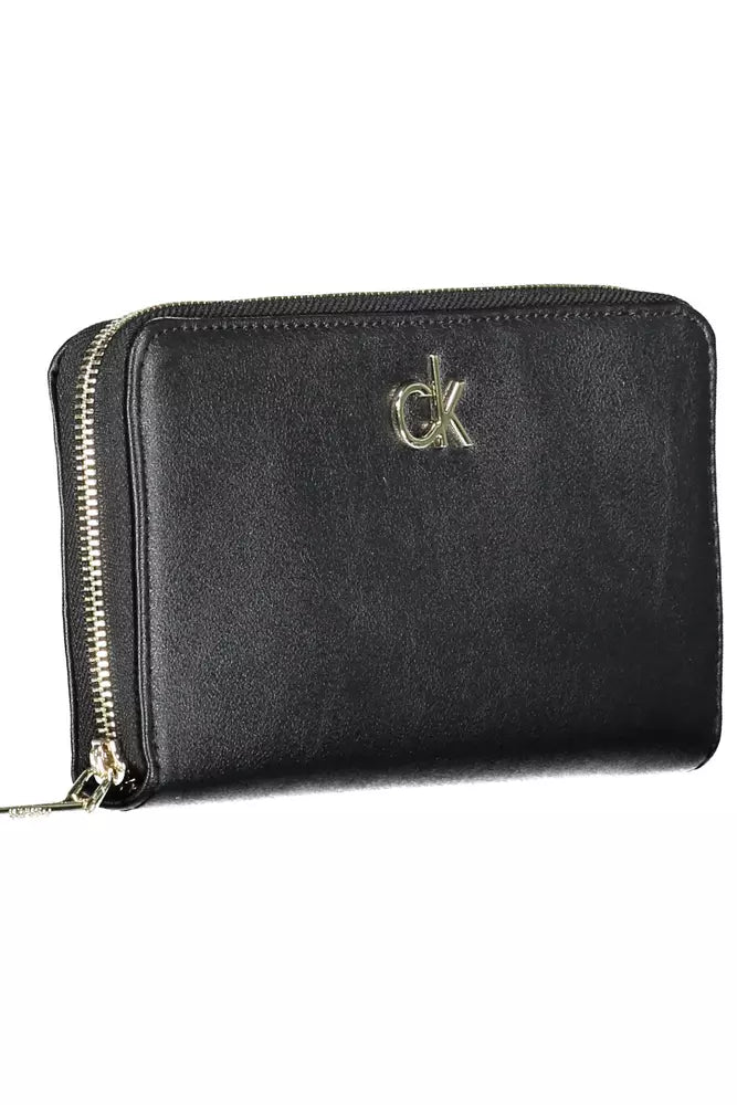 Black Polyester Wallet