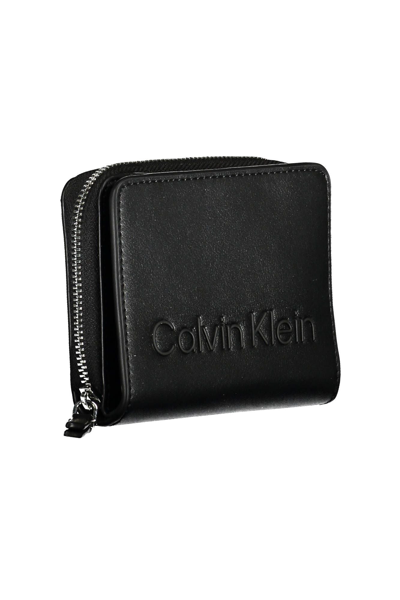 Black Polyurethane Wallet