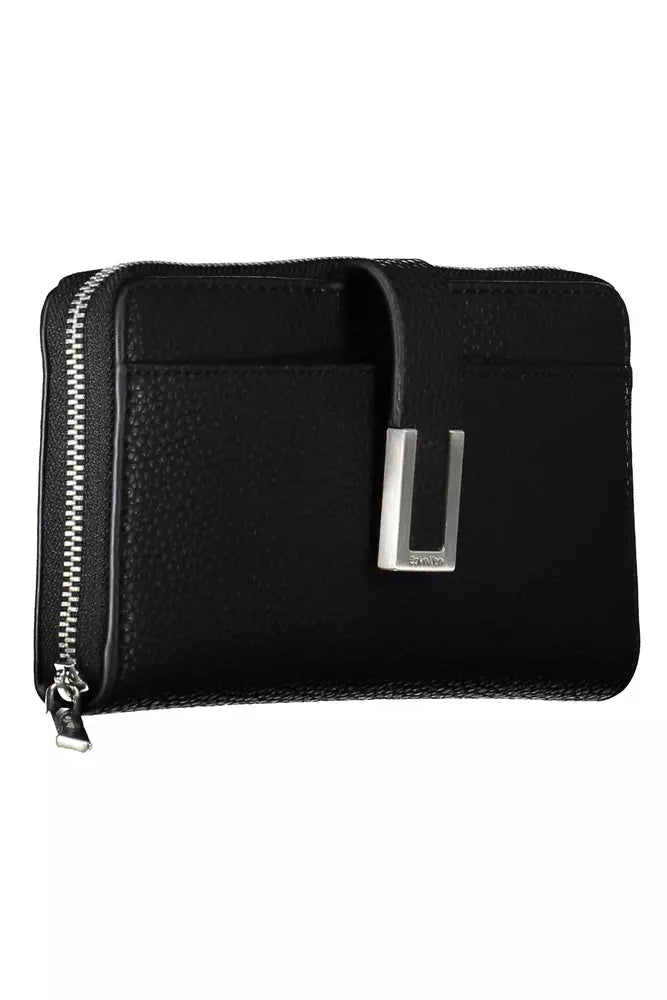 Black Polyester Wallet