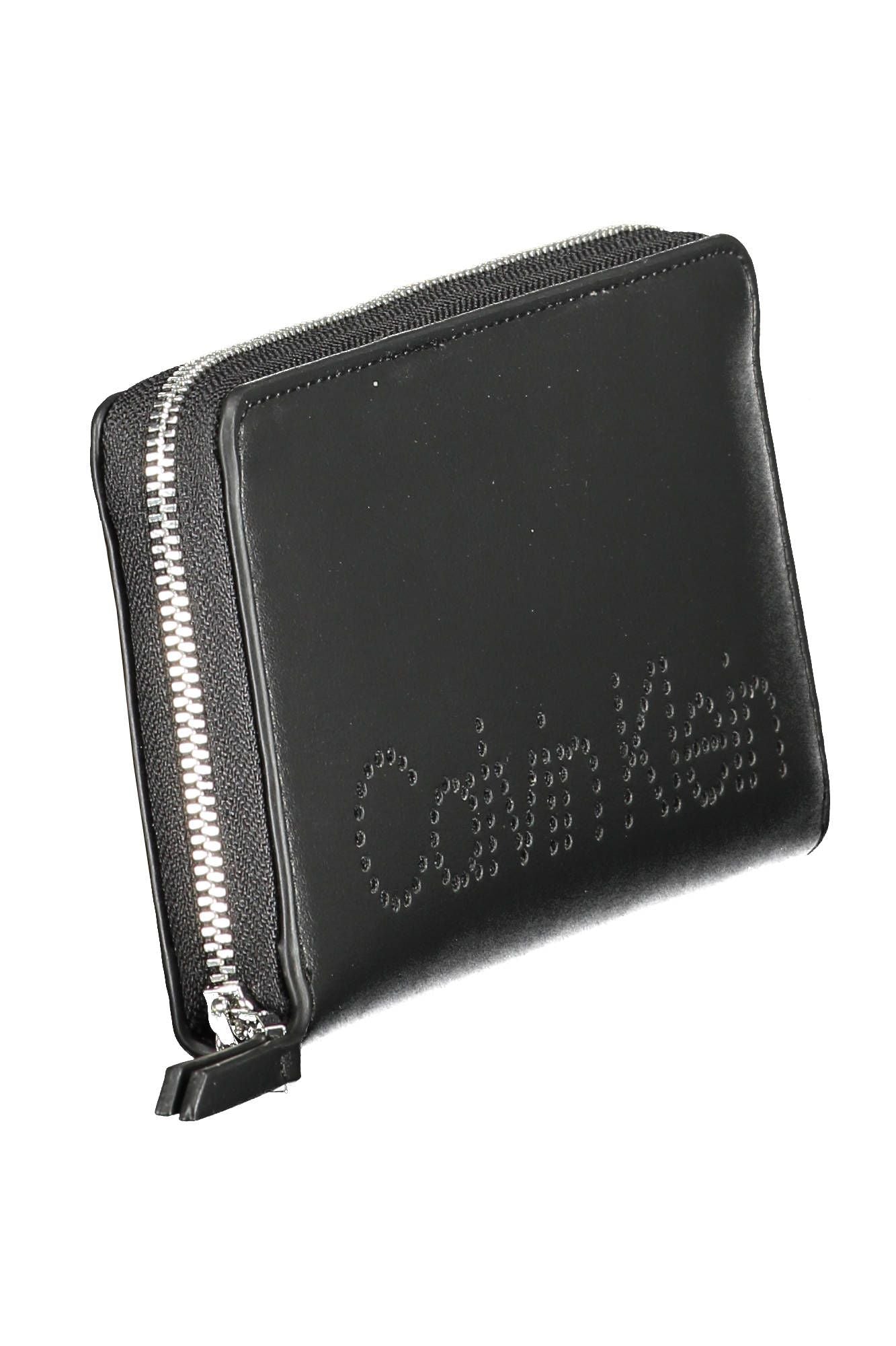 Black Polyurethane Wallet