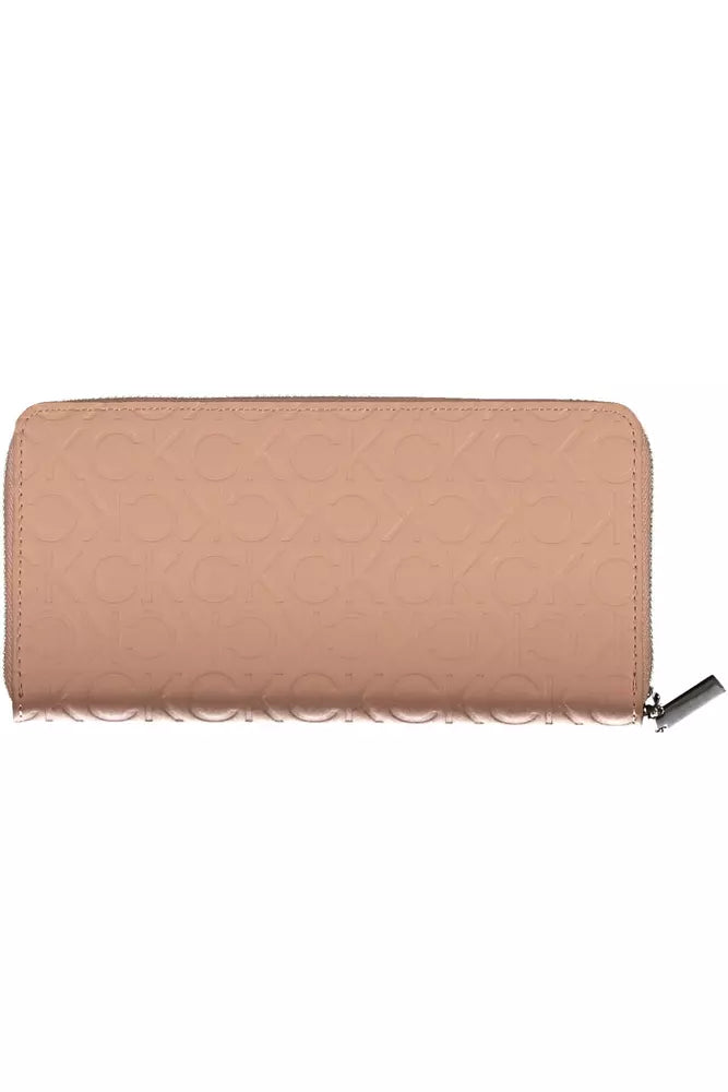 Pink Polyester Wallet