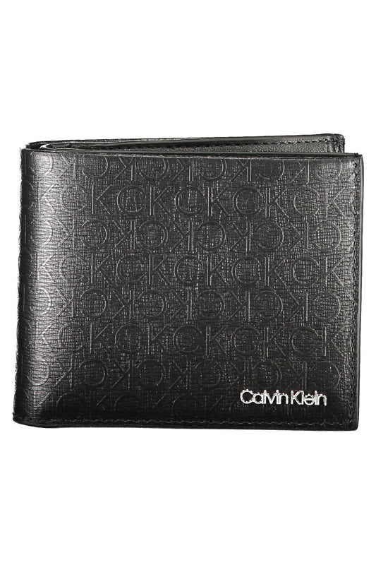 Black Polyurethane Wallet