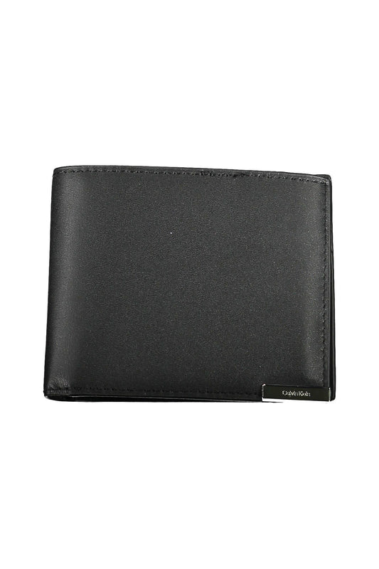 Black Polyurethane Wallet