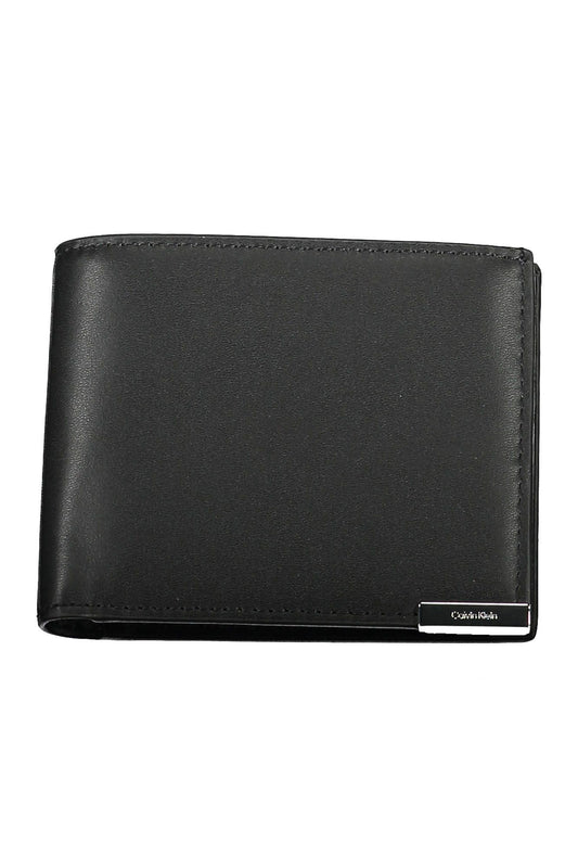 Black Polyurethane Wallet