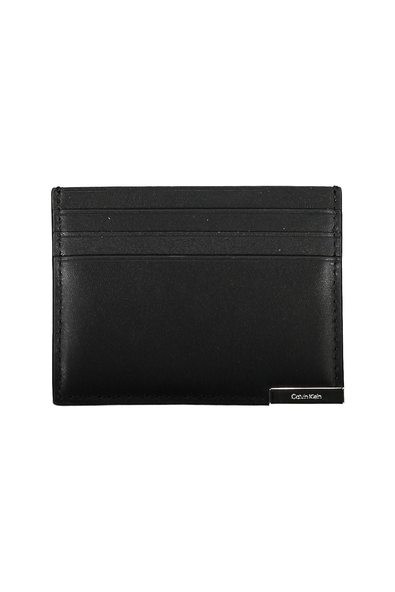 Black Polyurethane Wallet