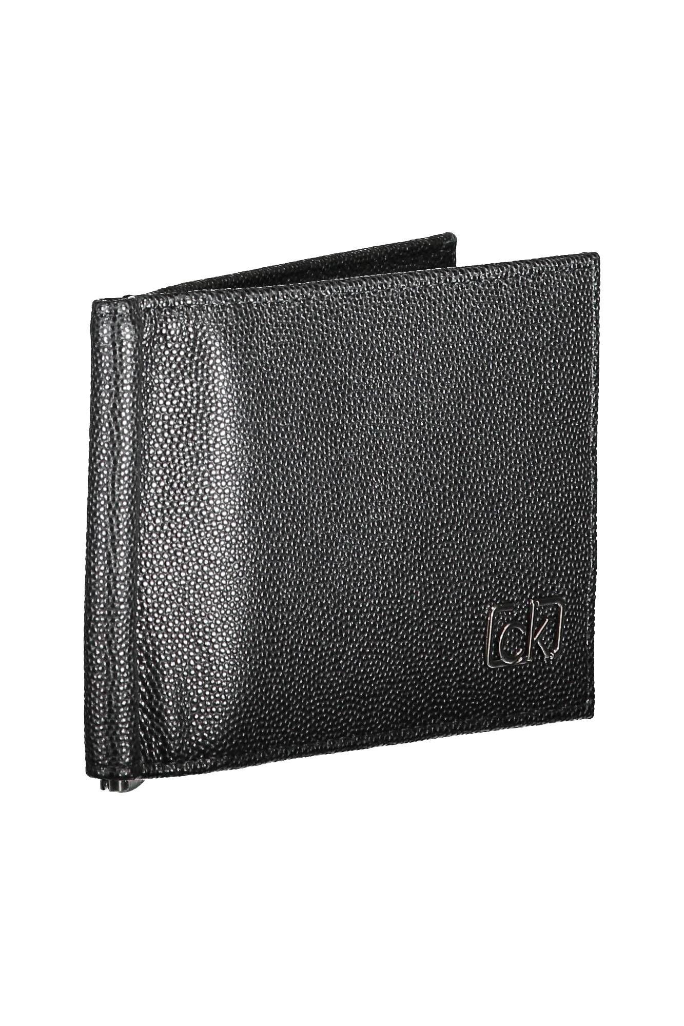 Black Polyurethane Wallet