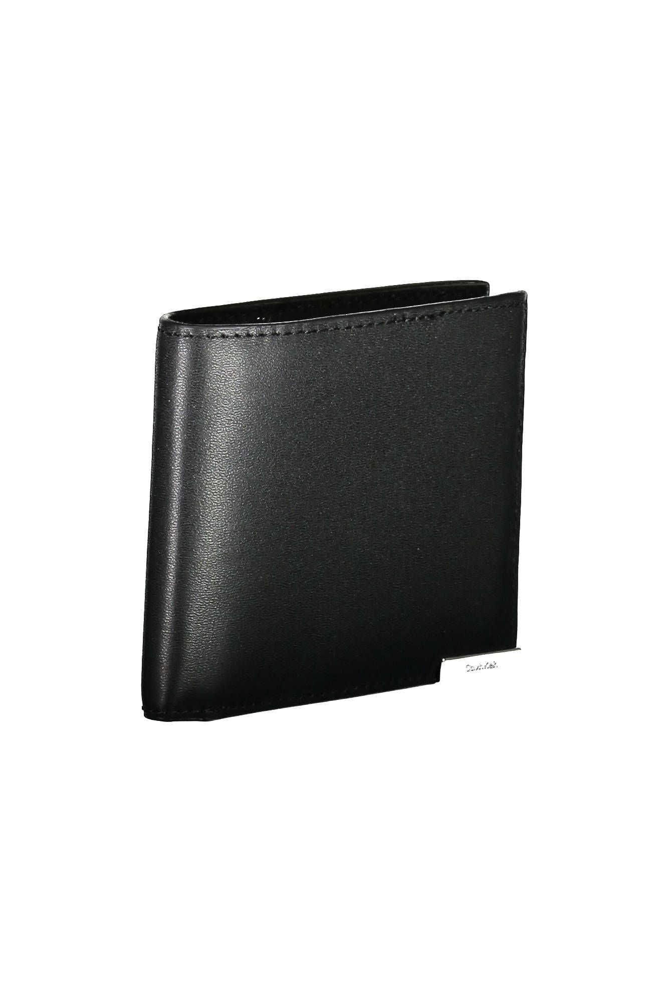 Black Polyurethane Wallet