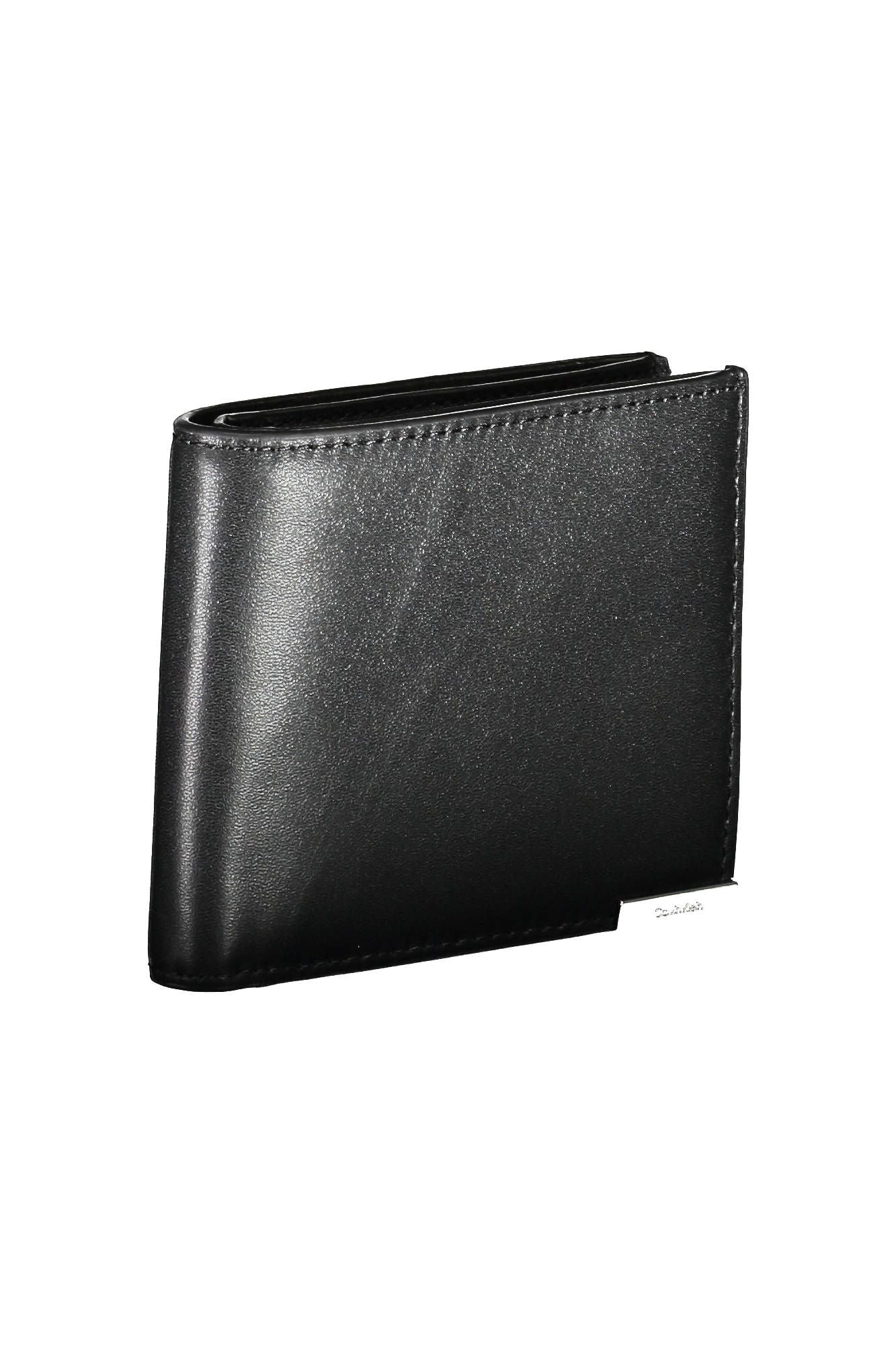 Black Polyurethane Wallet