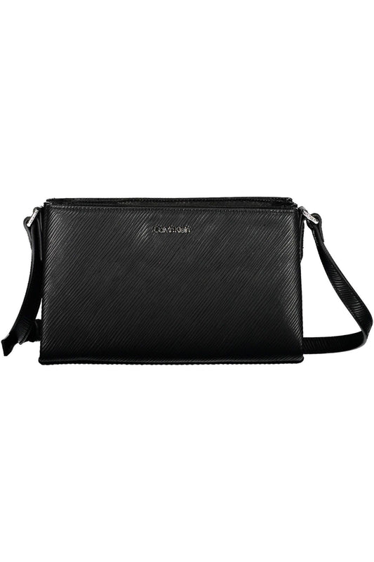 Black Polyester Handbag