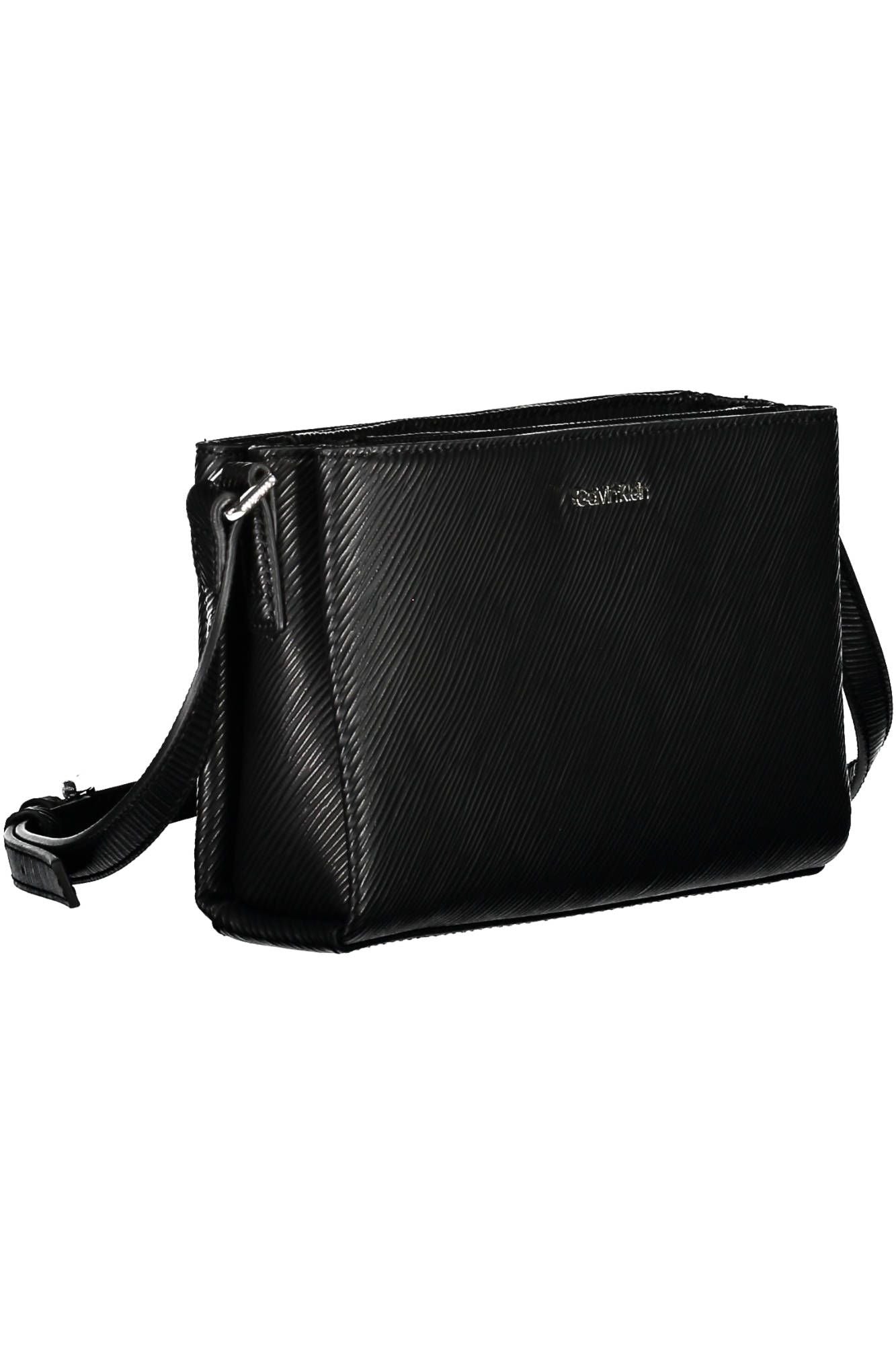 Black Polyester Handbag