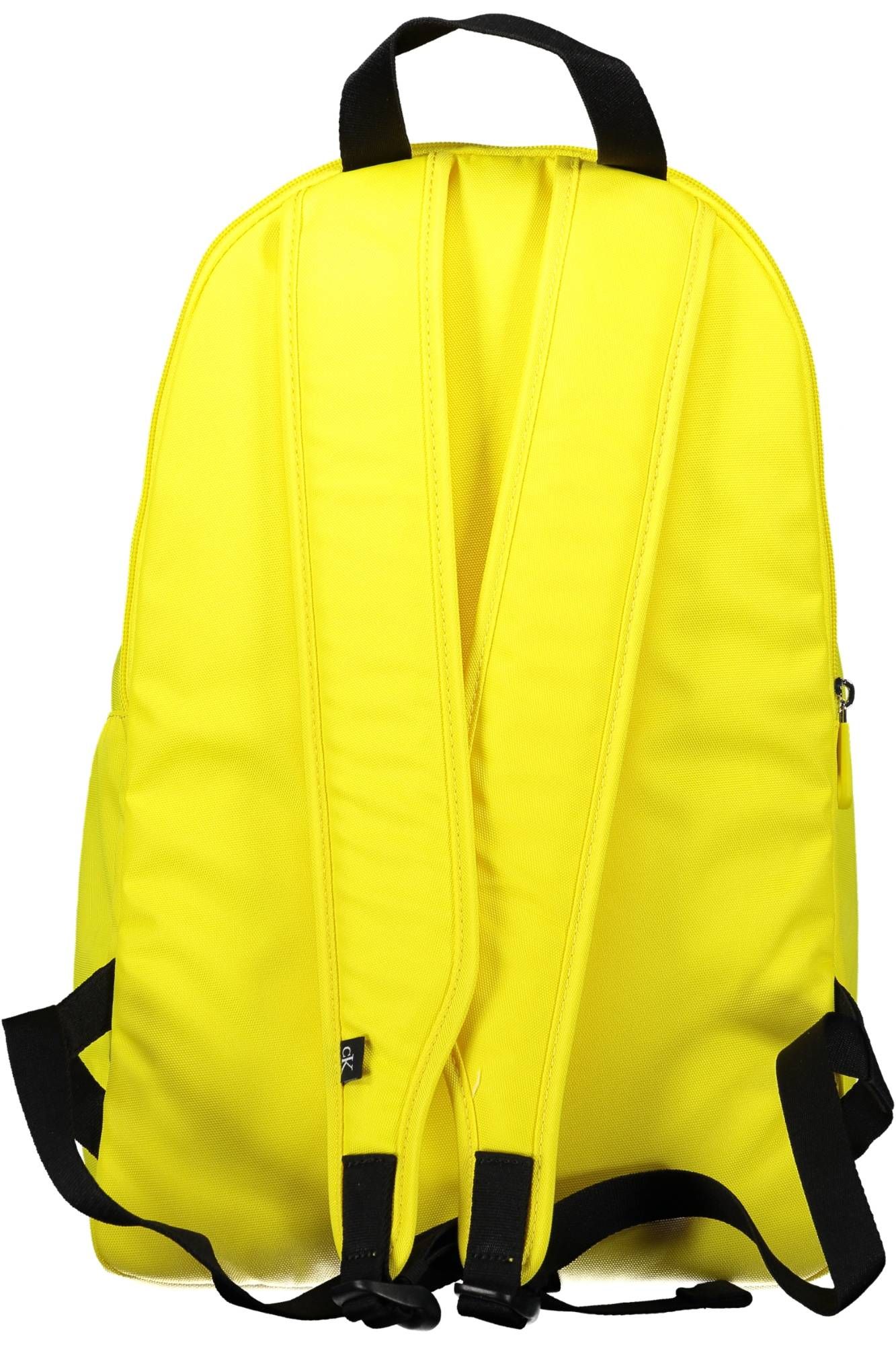 Yellow Polyester Backpack