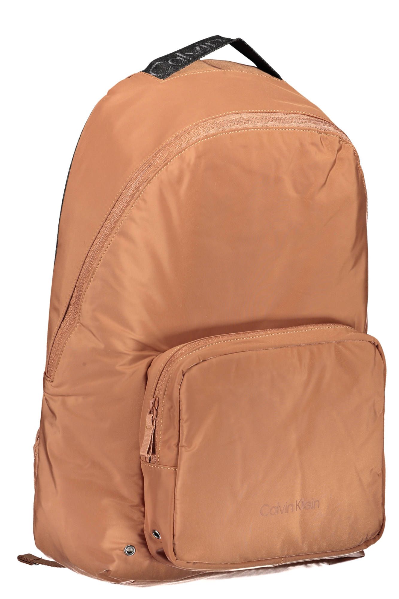 Brown Polyester Backpack