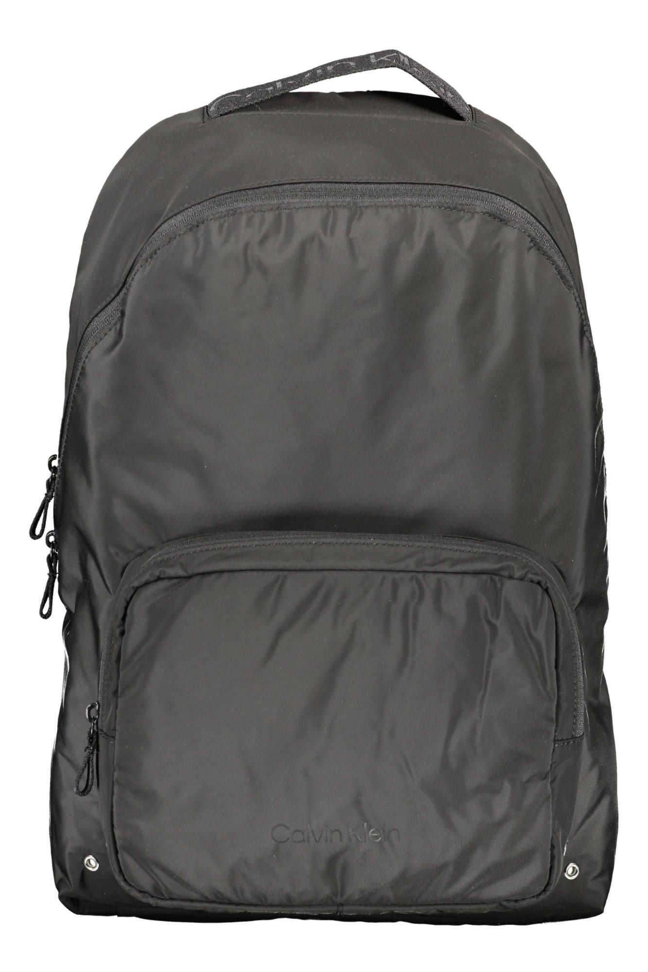 Black Polyester Backpack