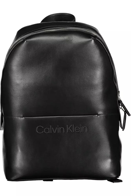 Black Polyester Backpack