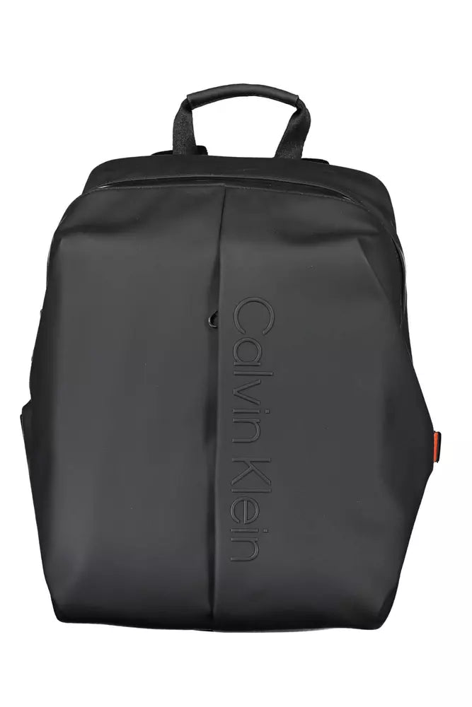 Black Polyester Backpack