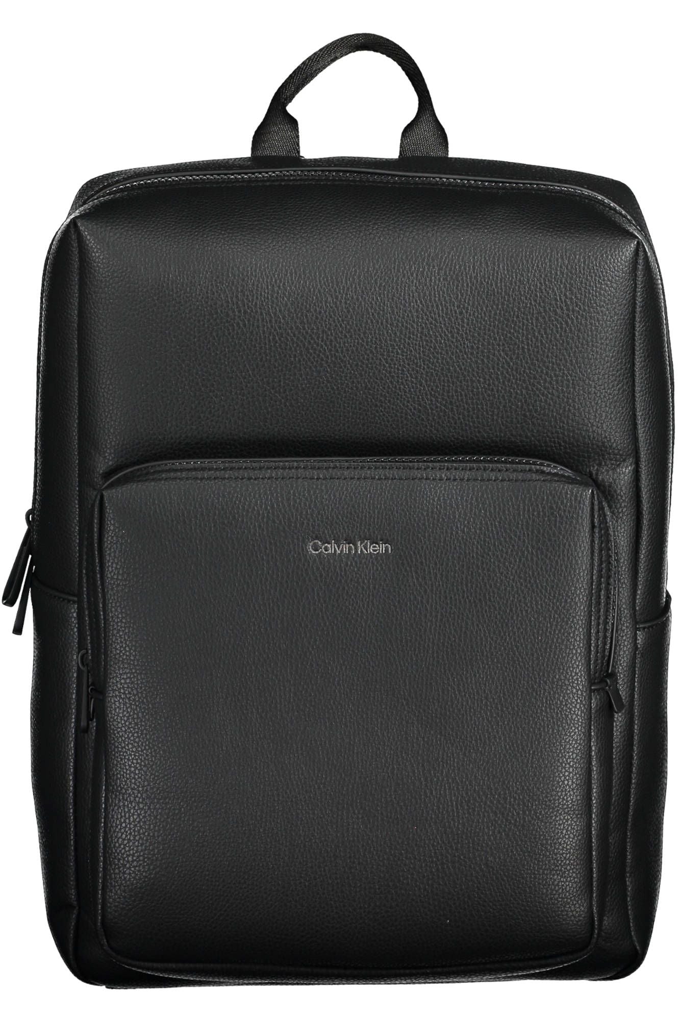 Black Polyester Backpack