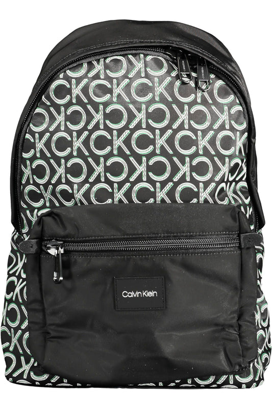 Black Polyester Backpack