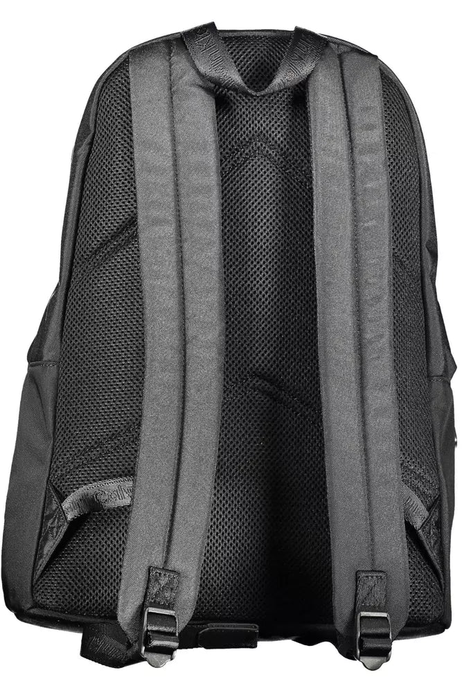 Black Polyester Backpack