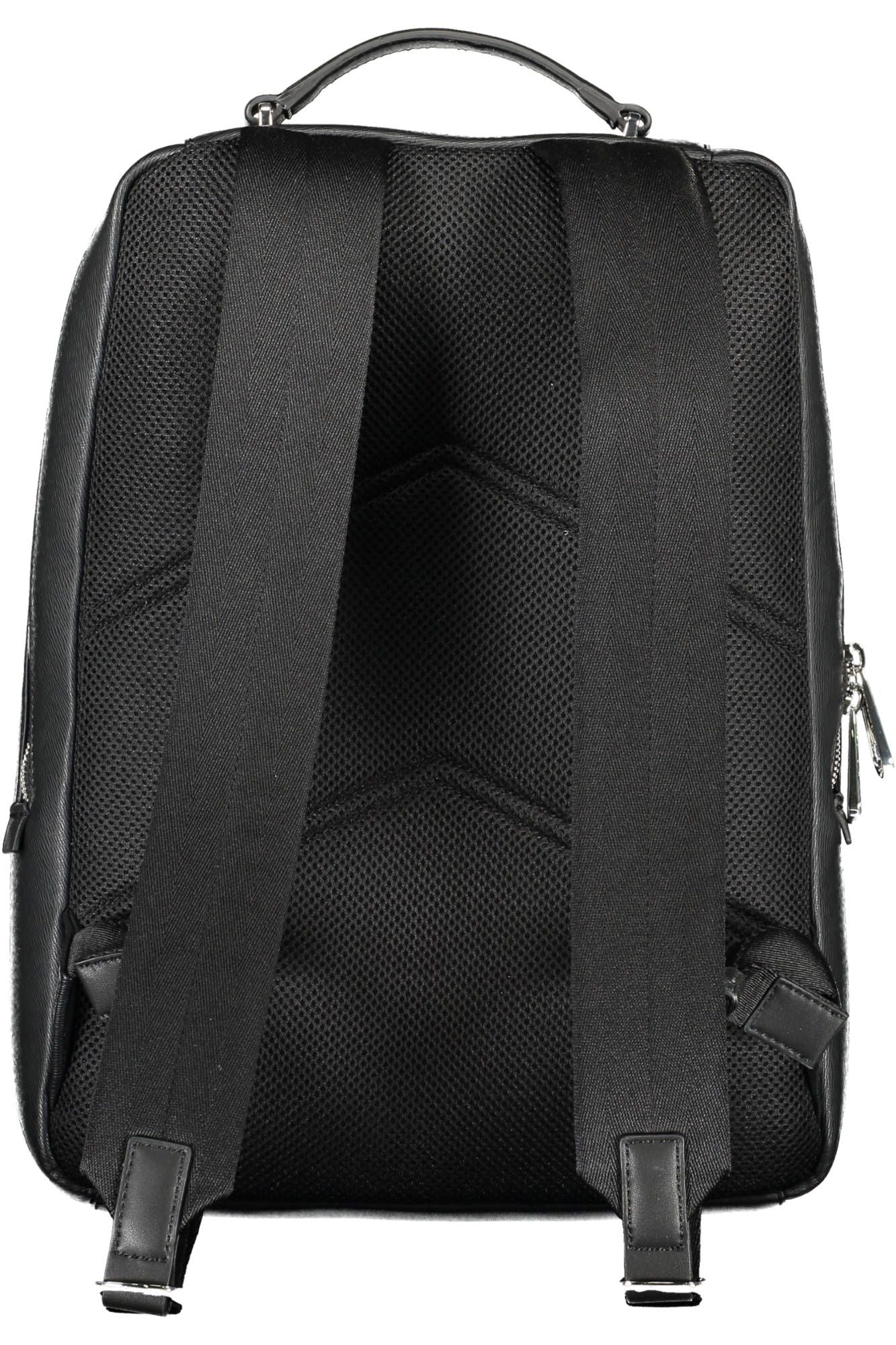 Black Polyester Backpack