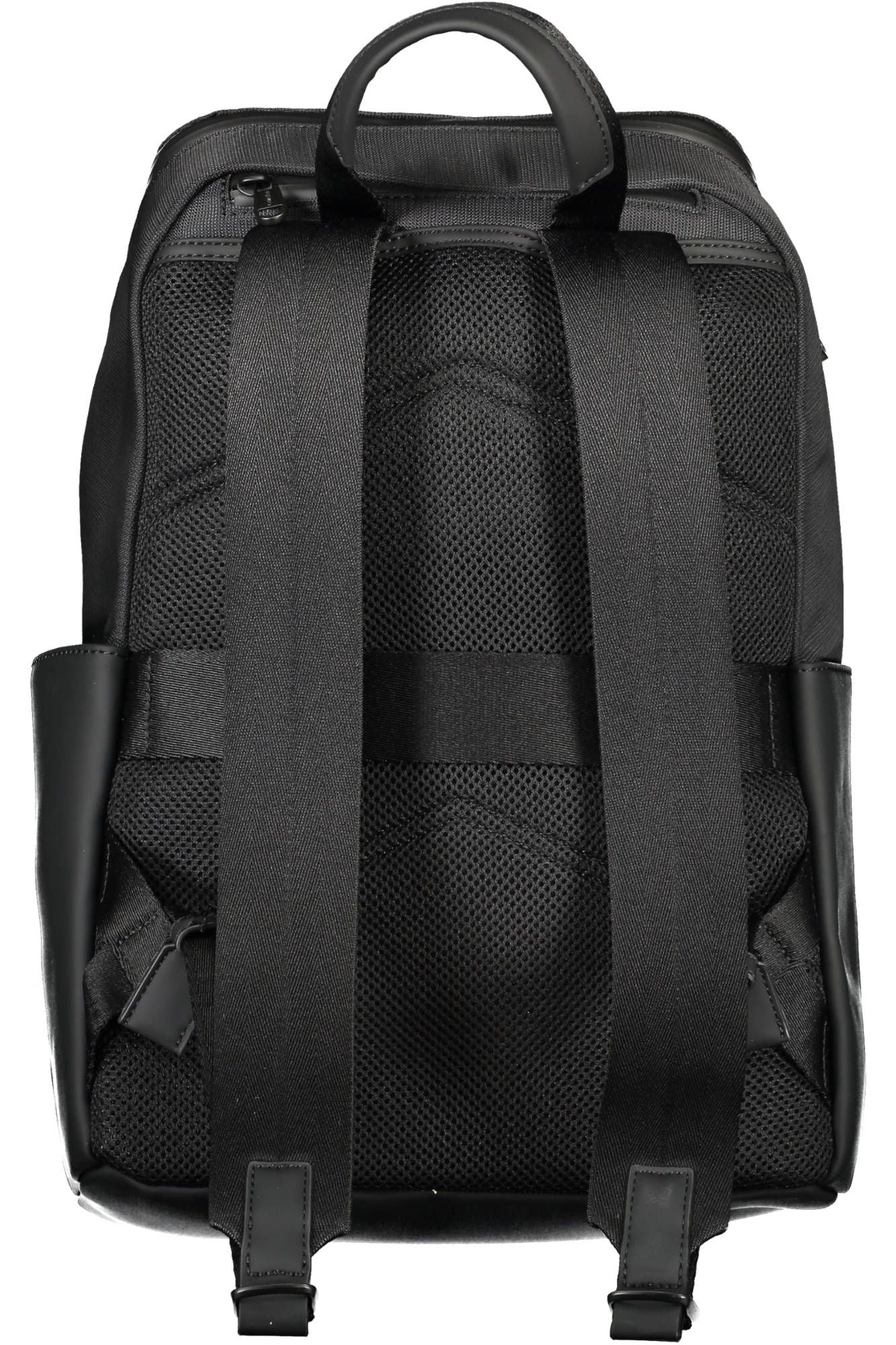 Black Polyester Backpack