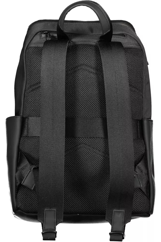 Black Polyester Backpack