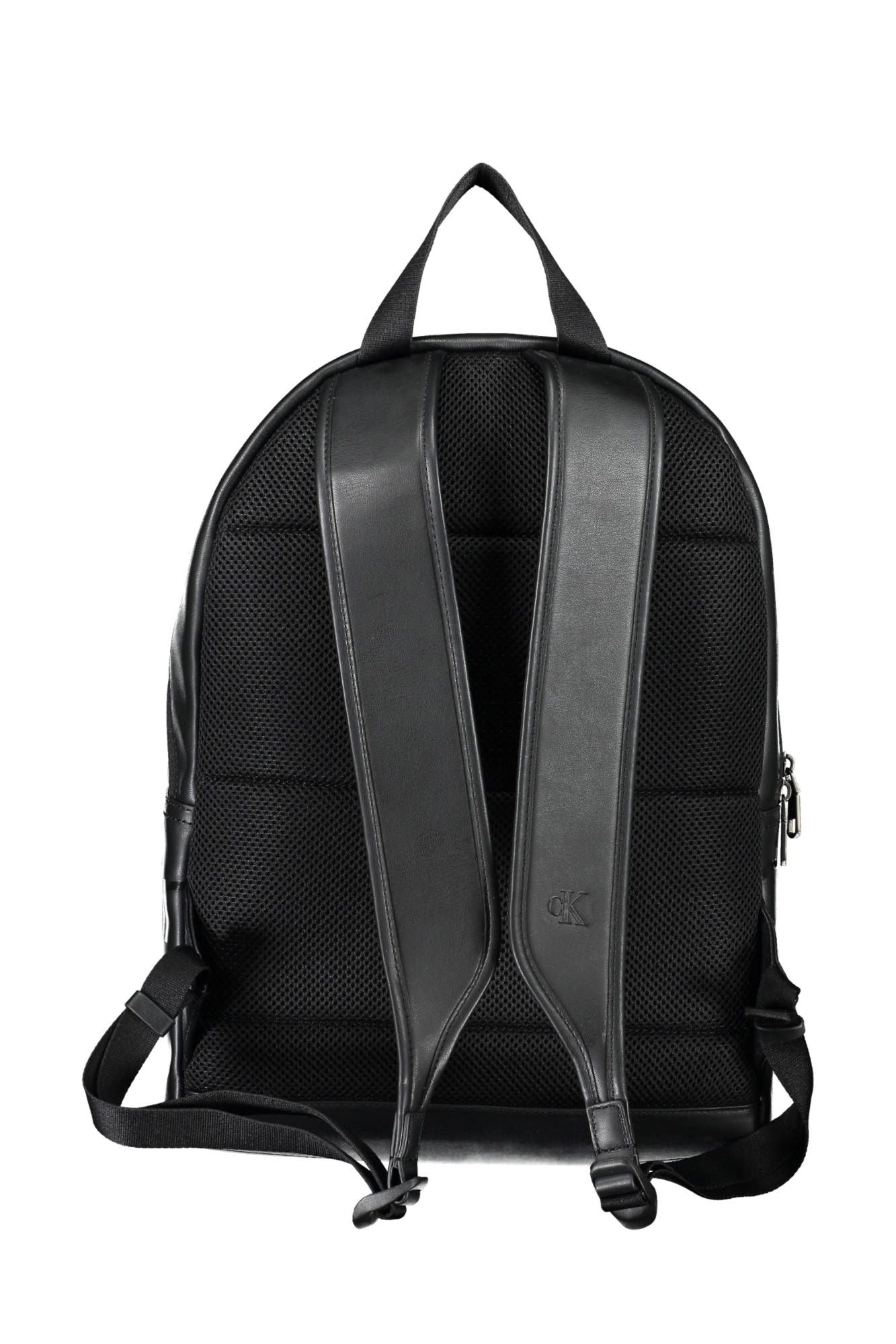 Black Polyurethane Backpack